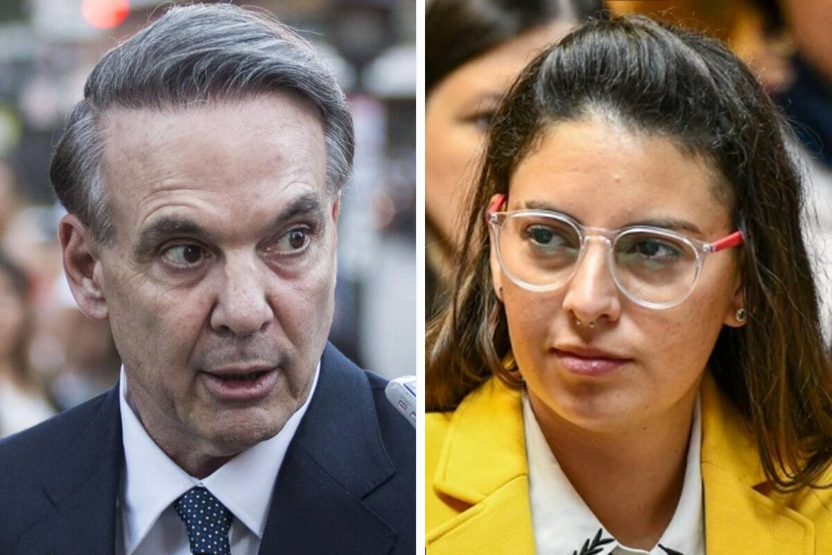 Miguel Ángel Pichetto y Ayelén Mazzina