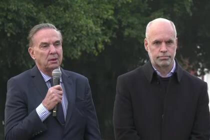 Miguel Ángel Pichetto y Horacio Rodríguez Larreta
