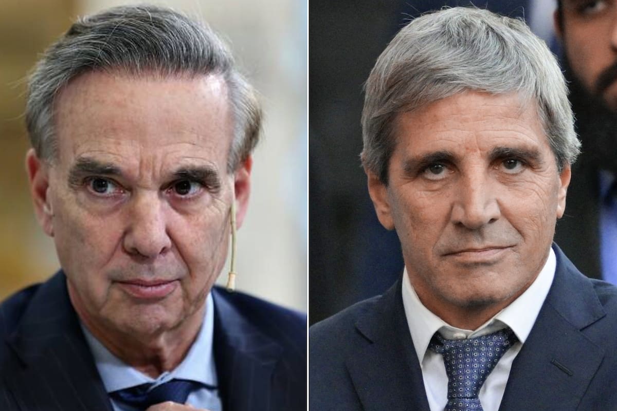 Miguel Ángel Pichetto y Luis Caputo