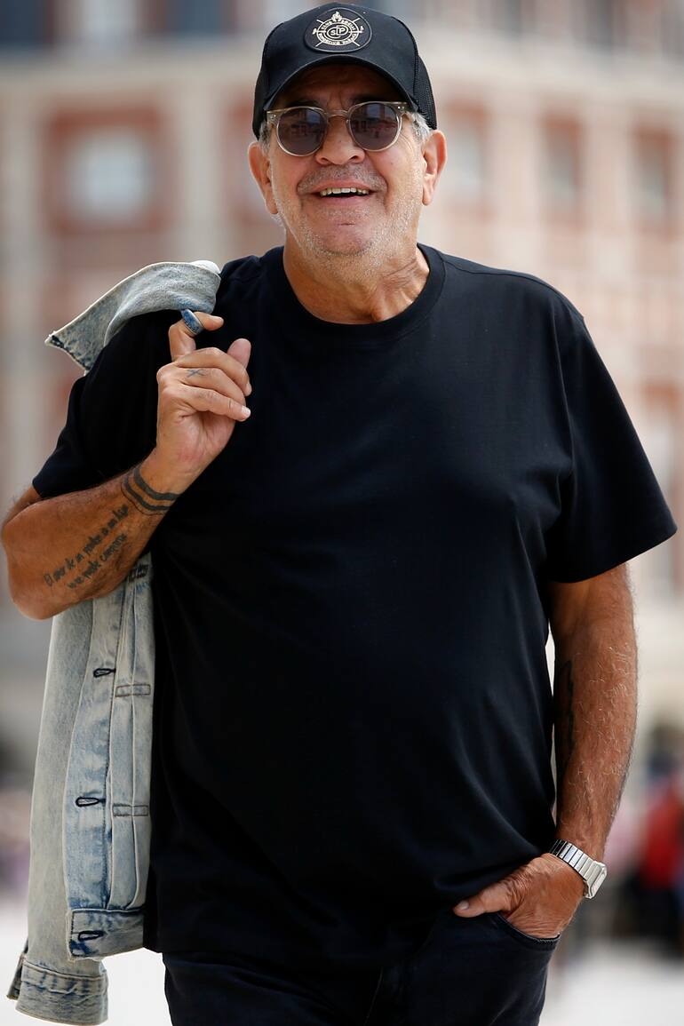 Miguel Ángel Rodríguez en la Rambla de Mar del Plata