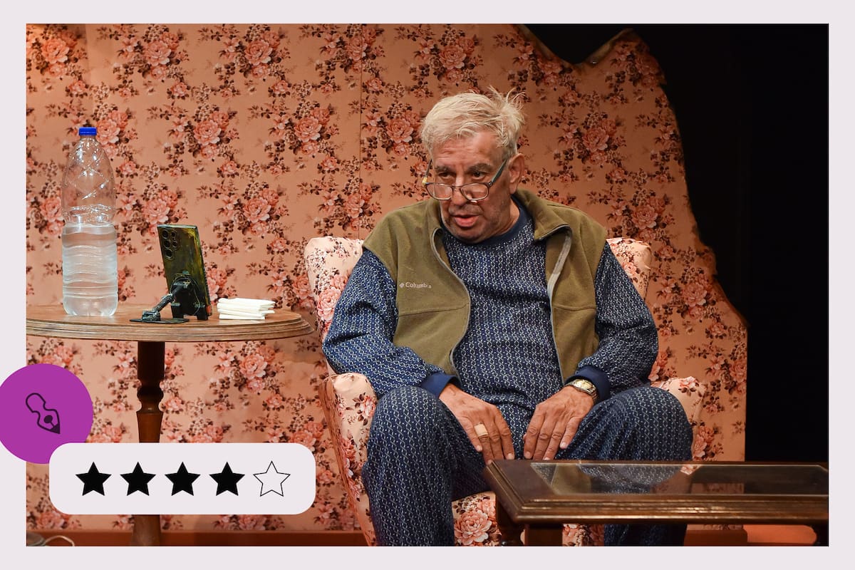 Miguel Ángel Rodríguez, irreconocible en su rol de un padre viudo, que lo que más desea es que lo dejen librado a su voluntad