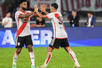 Miguel Borja es una fija en el ataque de River para el debut ante Deportivo Táchira: Pablo Solari podría acompañarlo