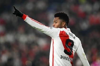 Miguel Borja será la principal referencia de área de River este jueves, cuando enfrente a Deportivo Táchira en el Monumental