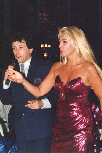 Miguel Core y una espléndida Susana Giménez, ya siendo una de las grandes divas de nuestro país
