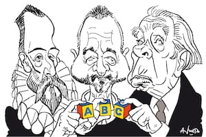Miguel de Cervantes, Arturo Pérez-Reverte y Jorge Luis Borges