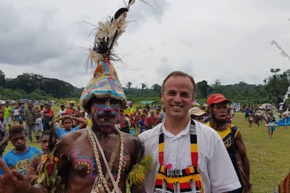 El padre Miguel de la Calle llegó a Vánimo, Papúa Nueva Guinea, en septiembre del 2015