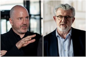 Miguel Falomir (director de Museo del Prado) y Manuel Segade (director del Museo Reina Sofia)