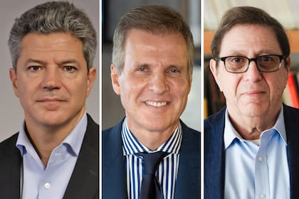 Miguel Kiguel, Martín Redrado y Luciano Laspina