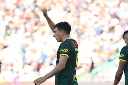 Miguel Merentiel, uno de los goleadores de Defensa y Justicia