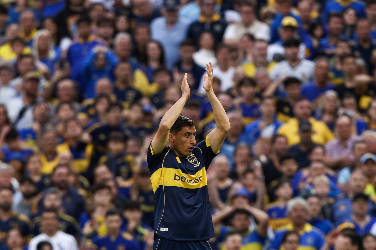 Miguel Merentiel vuelve a ser el centrodelantero titular de Boca Juniors