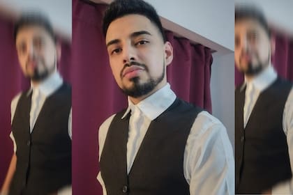 Miguel Morales tiene 25 años, trabaja en el bar El Trébol y la historia de su gesto se volvió viral