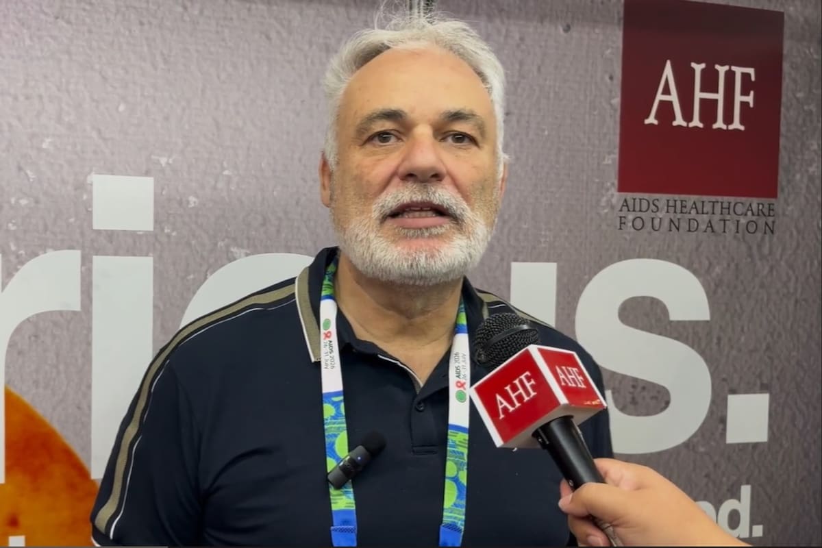 Miguel Pedrola, director científico de AHF para América Latina y el Caribe, en AIDS 2026 tras la presentación del convenio con OPS