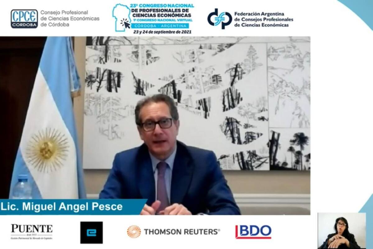 Miguel Pesce analizó los "desafíos" de la economía argentina.