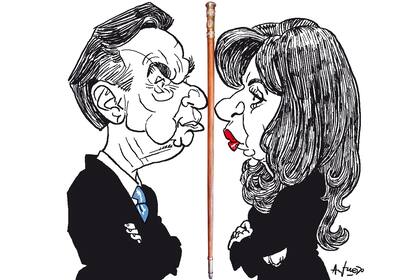 Miguel Pichetto y Cristina Kirchner