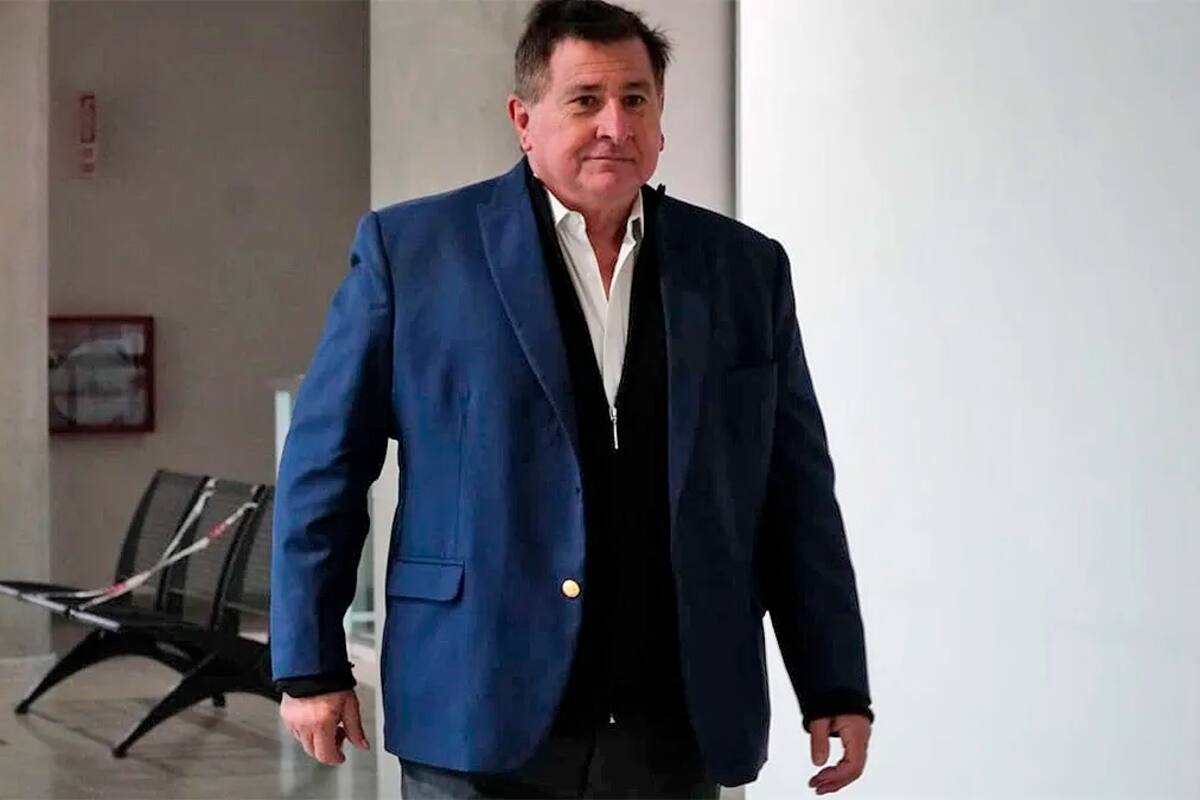 Miguel Rohrer, "El Francés", al llegar a los tribunales de Río Cuarto para declarar como testigo del juicio por el asesinato de Nora Dalmasso