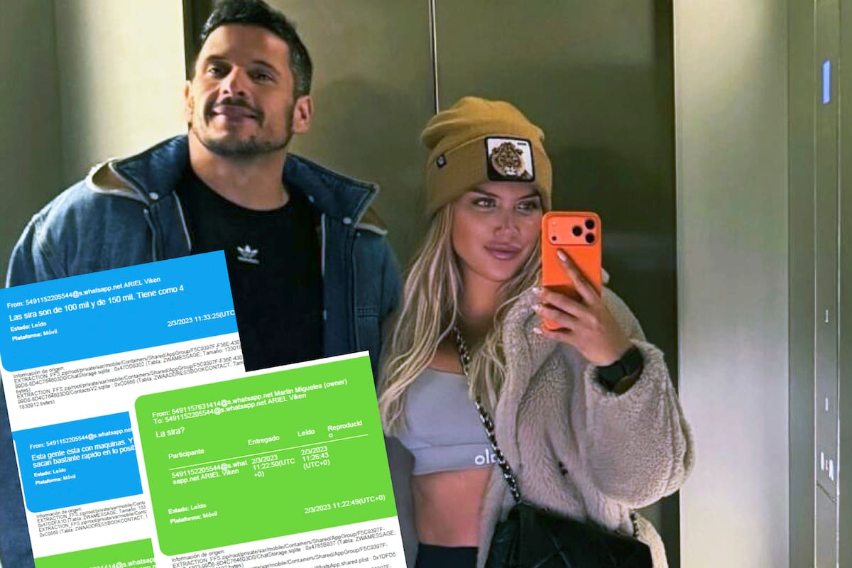 Migueles y Wanda Nara