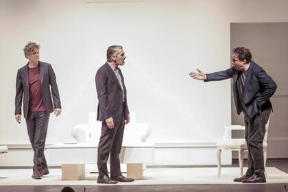 Mike Amigorena, Pablo Echarri y Fernán Mirás. Foto: Art