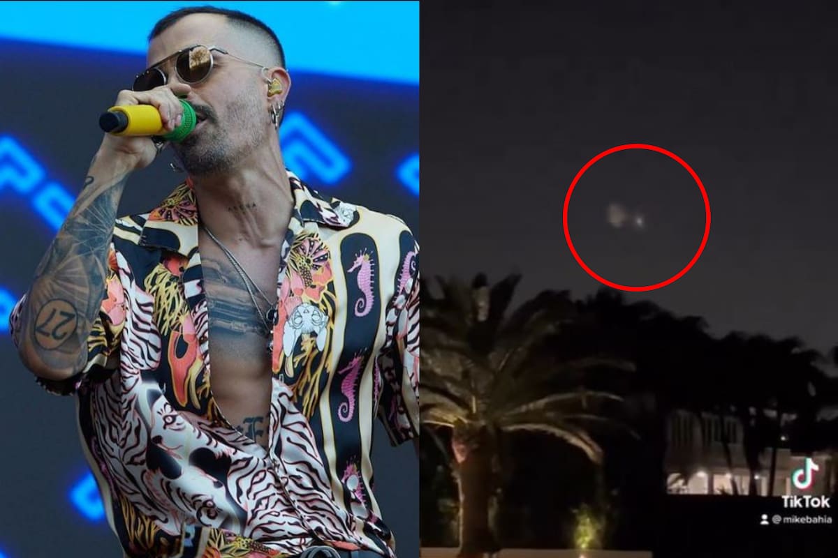 Mike Bahía y Greeicy Rendón avistaron una extraña luz en el cielo de Miami
