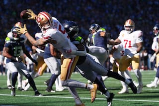 Brock Purdy lidera dos series anotadoras tardías y 49ers vencen 32-29 a Seahawks