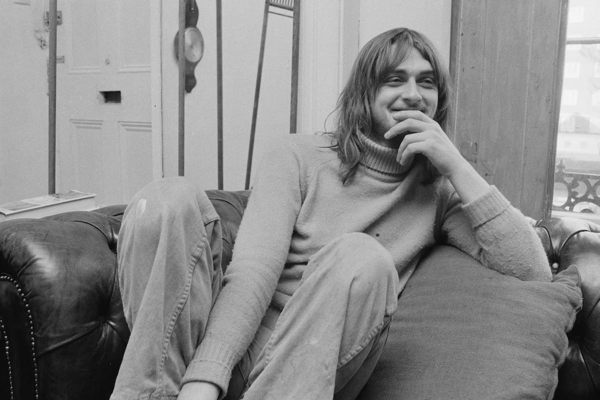 Mike Oldfield, en 1974; su pieza instrumental de 49 minutos, Tubular Bells, marcó una época: fue su obra debut y el disco que lo marcó para siempre