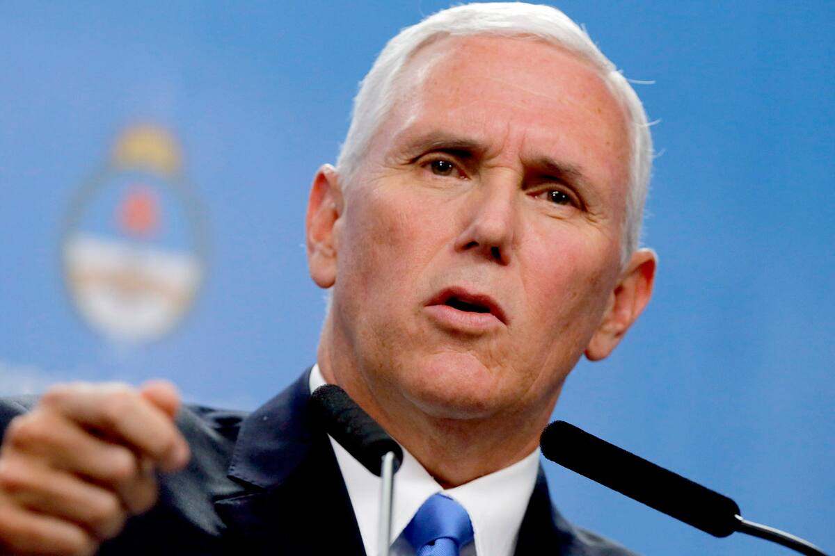 Mike Pence: "Estados Unidos no se va a quedar de brazos cruzados mientras Venezuela se desmiembra"