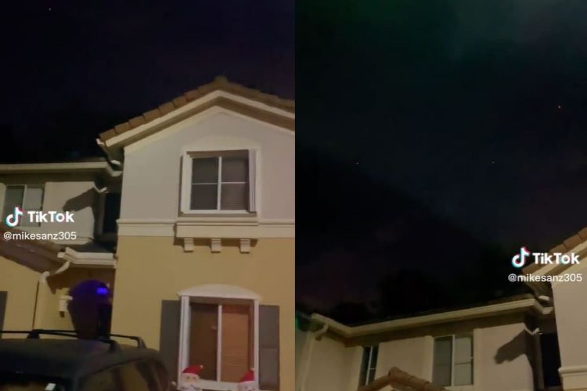 Mike Sanz captó al supuesto OVNI en Miami y causó un debate en los comentarios acerca del origen del fenómeno