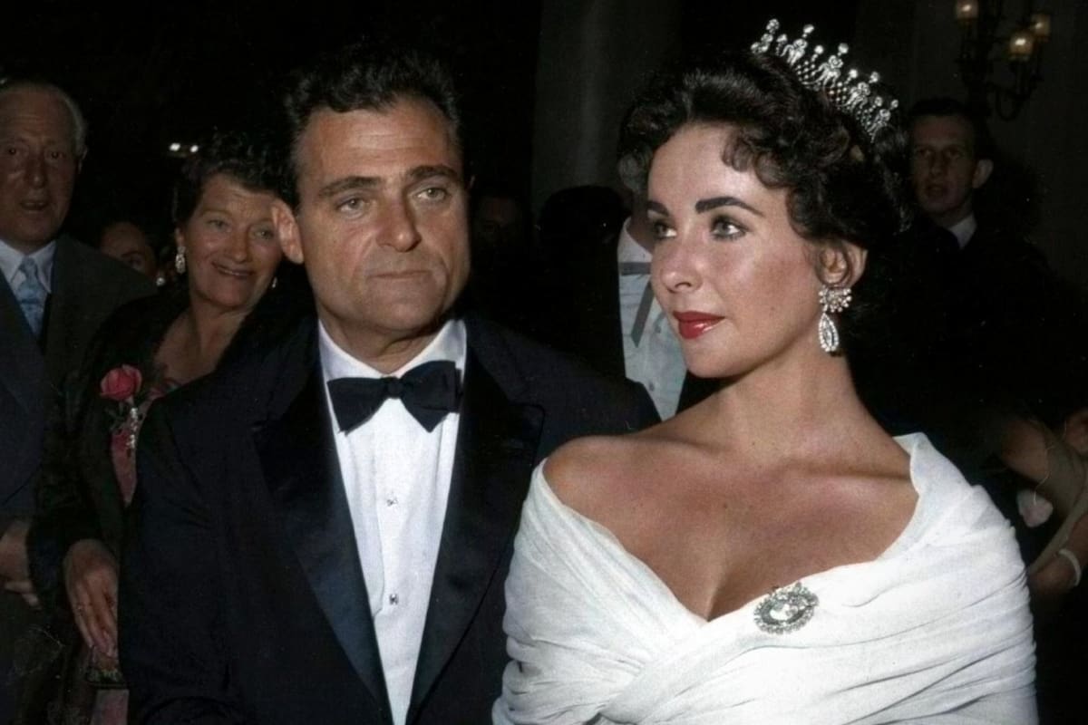 Mike Todd y Elizabeth Taylor, en el Festival de Cannes