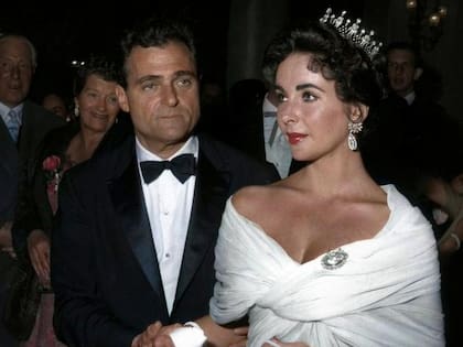 Mike Todd y Elizabeth Taylor, en el Festival de Cannes
