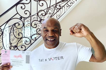 Mike Tyson mostró en redes que votó en la elección. Crédito: Instagram