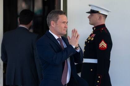 Mike Waltz, asesor de seguridad nacional de la Casa Blanca, en la Casa Blanca, en Washington. (AP Foto/Ben Curtis)
