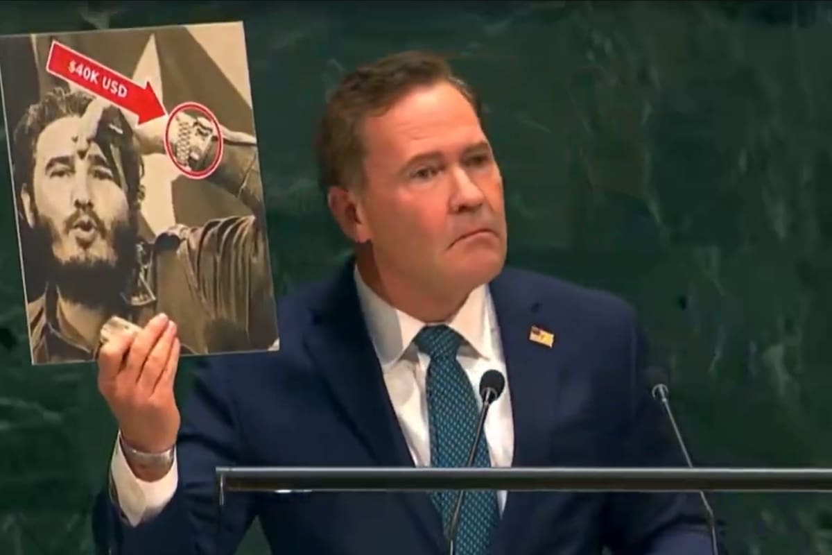 Mike Waltz, de Estados Unidos, criticó al régimen cubano durante su intervención
