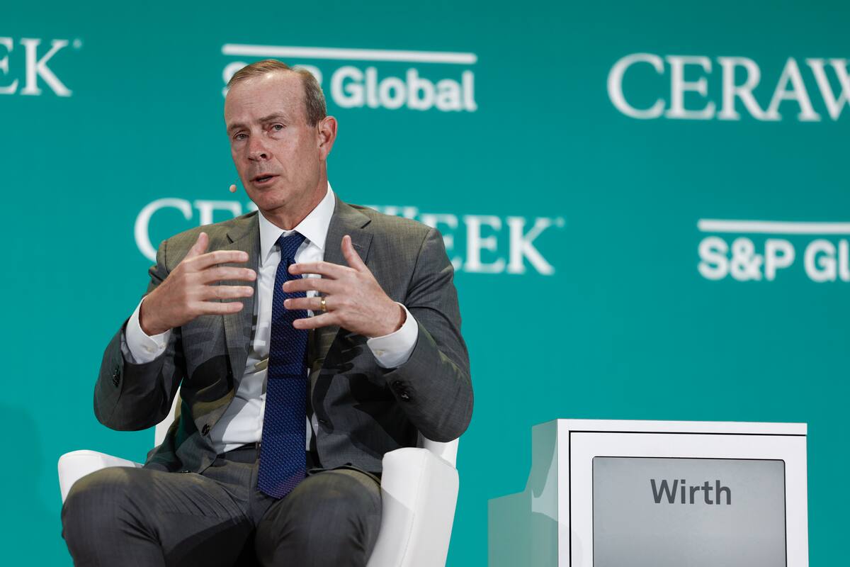 Mike Wirth, presidente y CEO de Chevron Corporation, en la CERAWeek by S&P Global