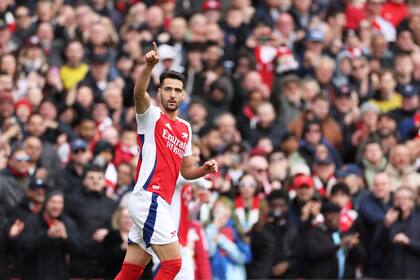 Mikel Merino, un mediocampista reconvertido en centro-delantero por las bajas de Gabriel Jesús y Havertz
