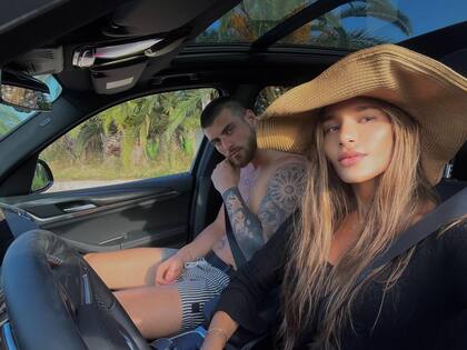 Mila Piercecchi y su pareja