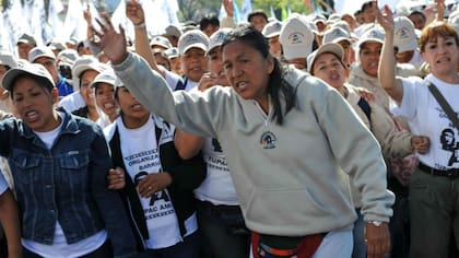 Milagro Sala, la líder de la agrupación Tupac Amaru