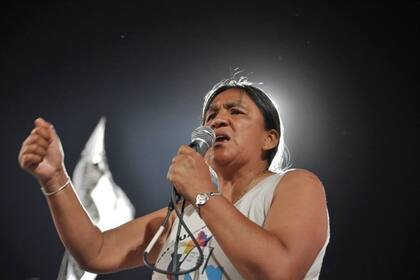 Milagro Sala, líder de la Tupac Amaru