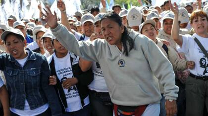 La líder de la Tupac Amaru, Milagro Sala