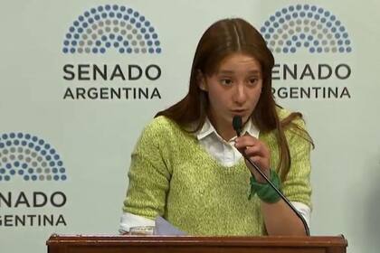 Milagros describió la situación de las mujeres en Salta