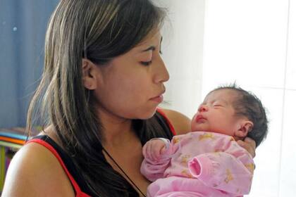 Milagros es una de las primeras bebés de 2016