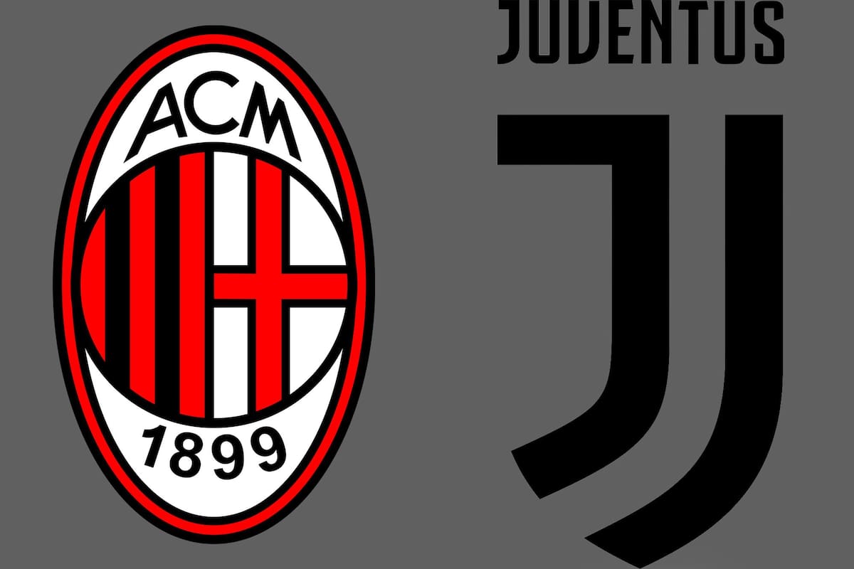Milan y Juventus disputaron uno de los encuentros de la jornada del fútbol italiano