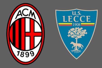 Milan y Lecce disputaron uno de los encuentros de la jornada del fútbol italiano