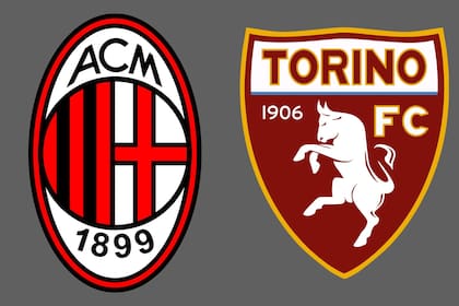 Milan y Torino disputaron uno de los encuentros de la jornada del fútbol italiano