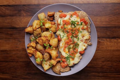 Milanesa de matambre a la napolitana de Rufino