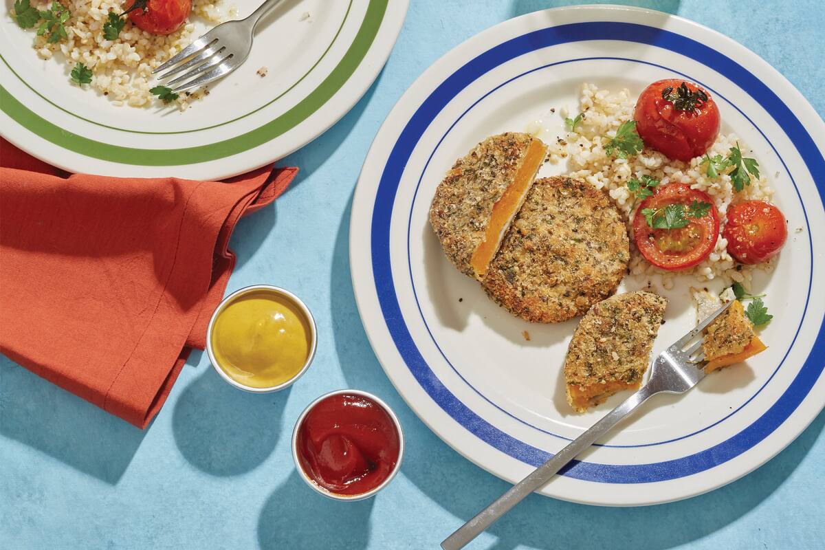 Milanesas de calabaza.