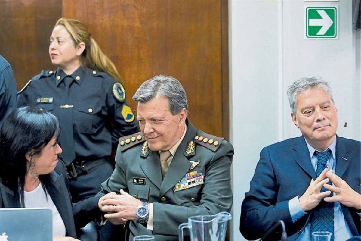 Milani, durante la audiencia en La Rioja