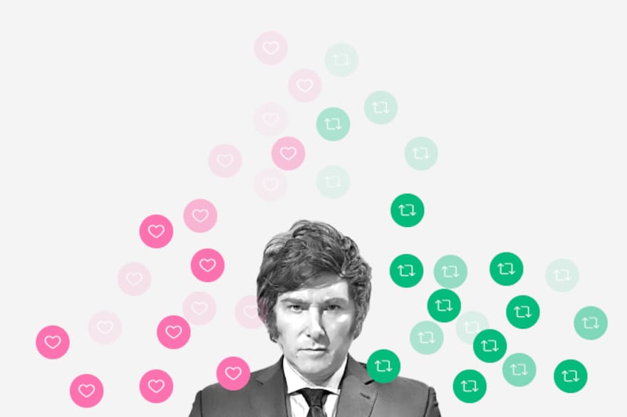 Los favoritos de Milei: el ranking de los tuiteros que elige el Presidente para dar la batalla cultural