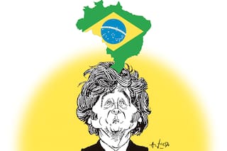 Milei celebra la victoria de Flavio en Brasil, pero para Caputo la tristeza não tem fim