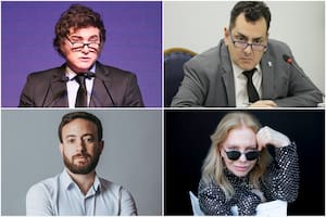 Milei, Cifelli, Laje y Cecilia Roth, en el cuadrilátero