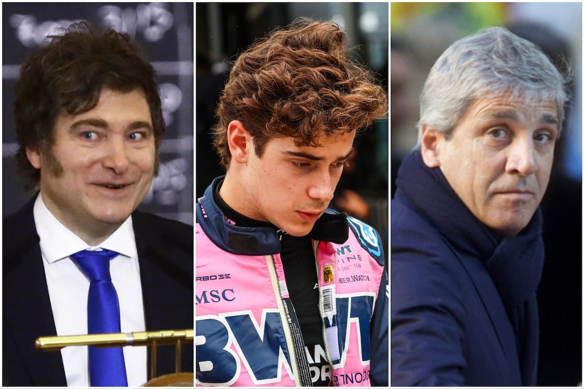 Milei-Colapinto-Toto Caputo