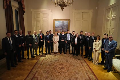Milei con los gobernadores en la Casa Rosada